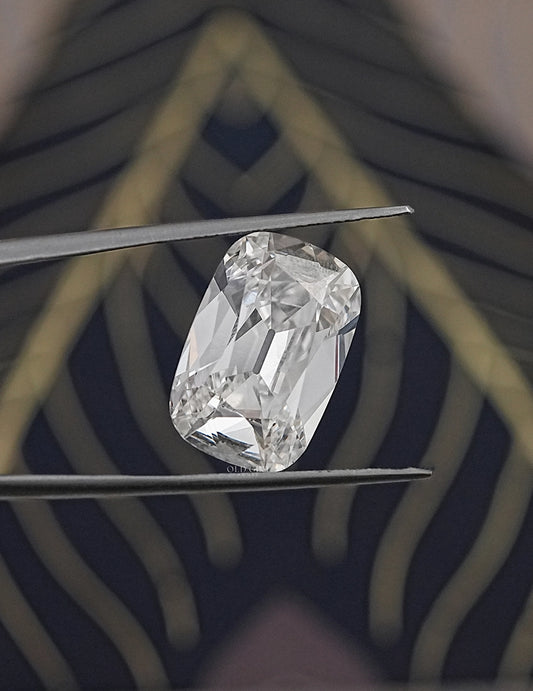 Certified Old Mine Cut Lab Grown Diamond - 10 Carat Lab Grown Diamond
