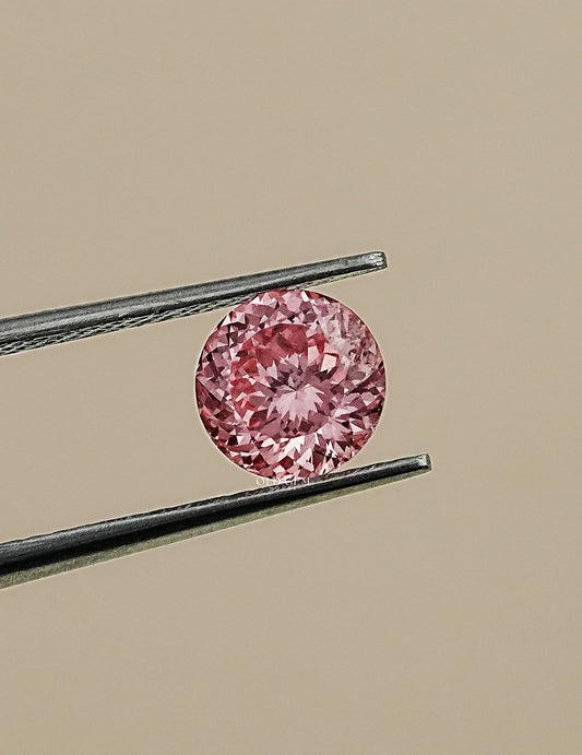 Fancy Vivid Pink Portuguese Cut Lab Diamond Loose