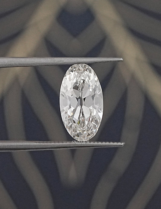 Old Mine Moval Cut Lab Grown Diamond Lab Grown Diamond