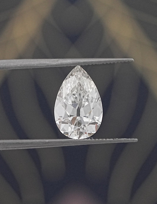 Old Mine Pear Cut Lab Grown Diamond