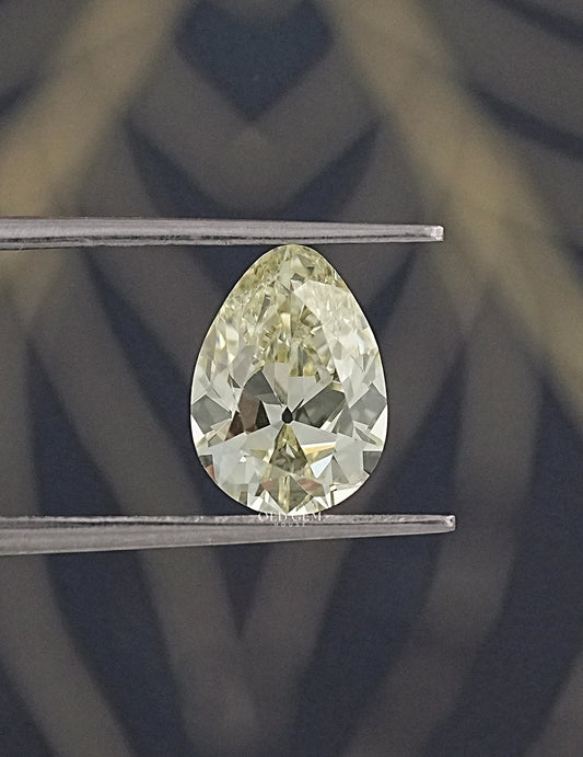 Old Mine Pear Lab Diamond - JK/VS Lab Grown Diamond