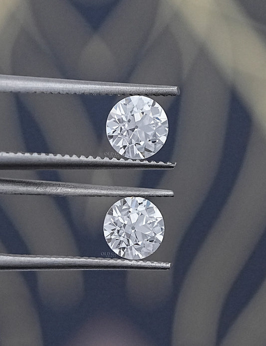 Paired Old European Round Lab Diamond -1.00 TCW Lab Grown Diamond
