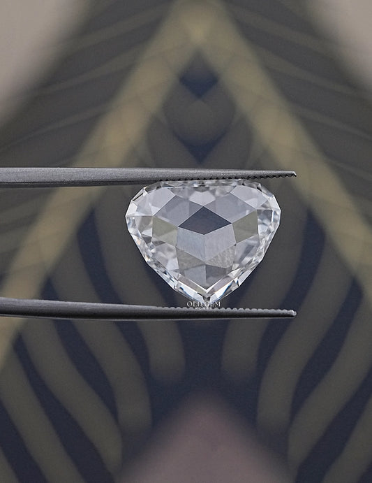 Rose Cut Heart Shape Lab Grown Diamond Lab Grown Diamond