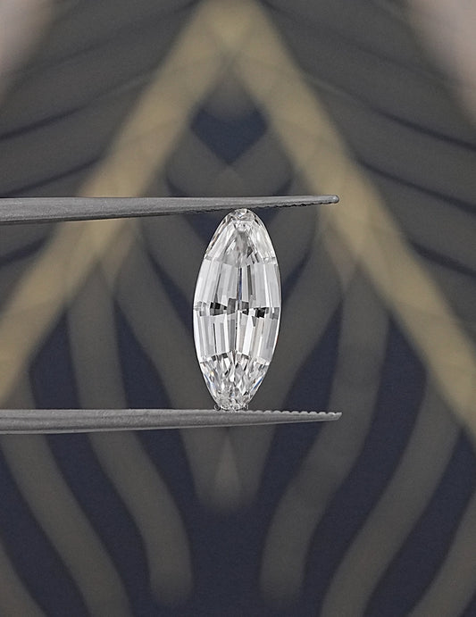 Step Cut Oval Lab Grown Diamond - IGI Certified Lab Grown Diamond