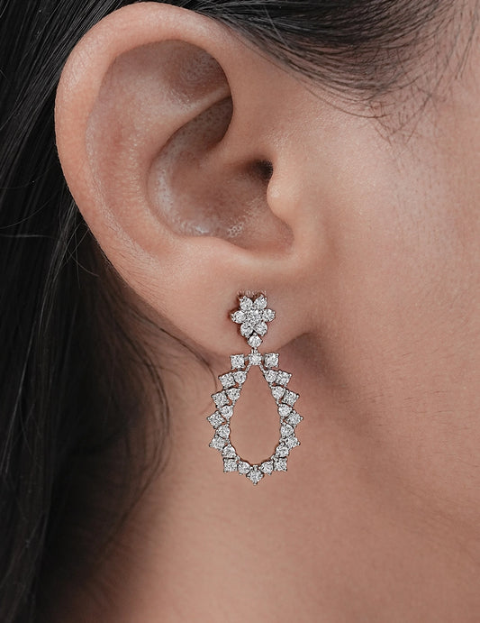 Pear Shape Drop Earrings Earrings