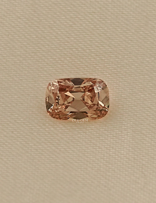 1.20 Carat Brown Old Mine Cushion Lab Loose Lab Grown Diamond