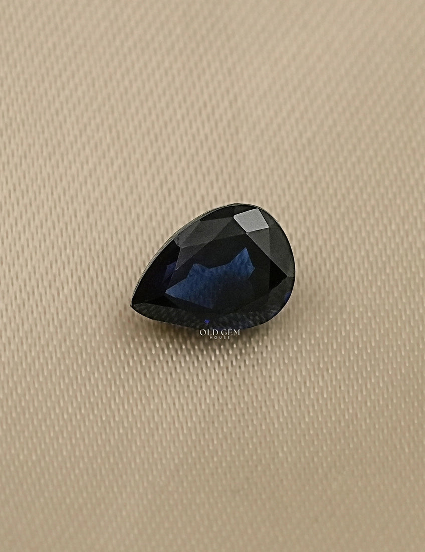 Pear Shape Blue Sapphire Gemstone Gemstone