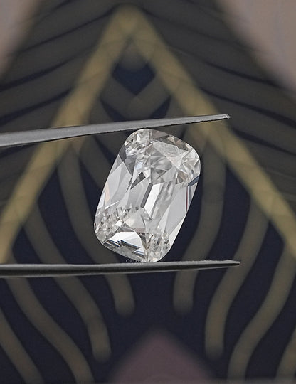 Certified Old Mine Cut Lab Grown Diamond - 10 Carat Lab Grown Diamond