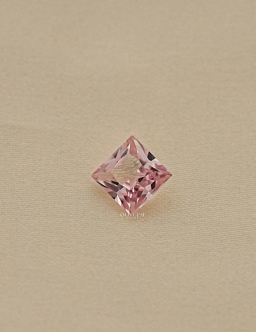 Pink Princess Cut Loose Gemstone Gemstone