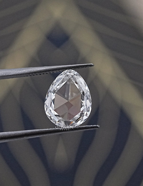 2.50 Carat Rose Cut Egg Shape Loose Diamond