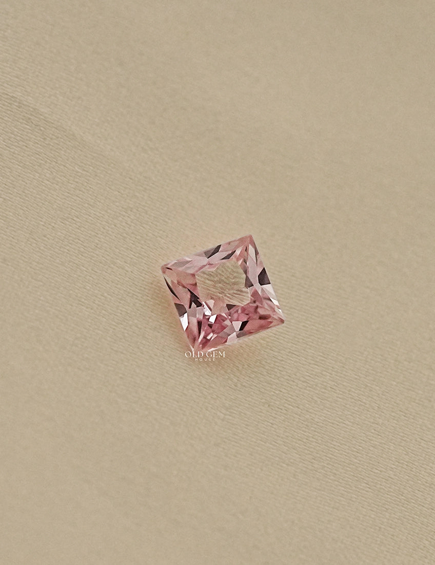 Pink Princess Cut Loose Gemstone Gemstone