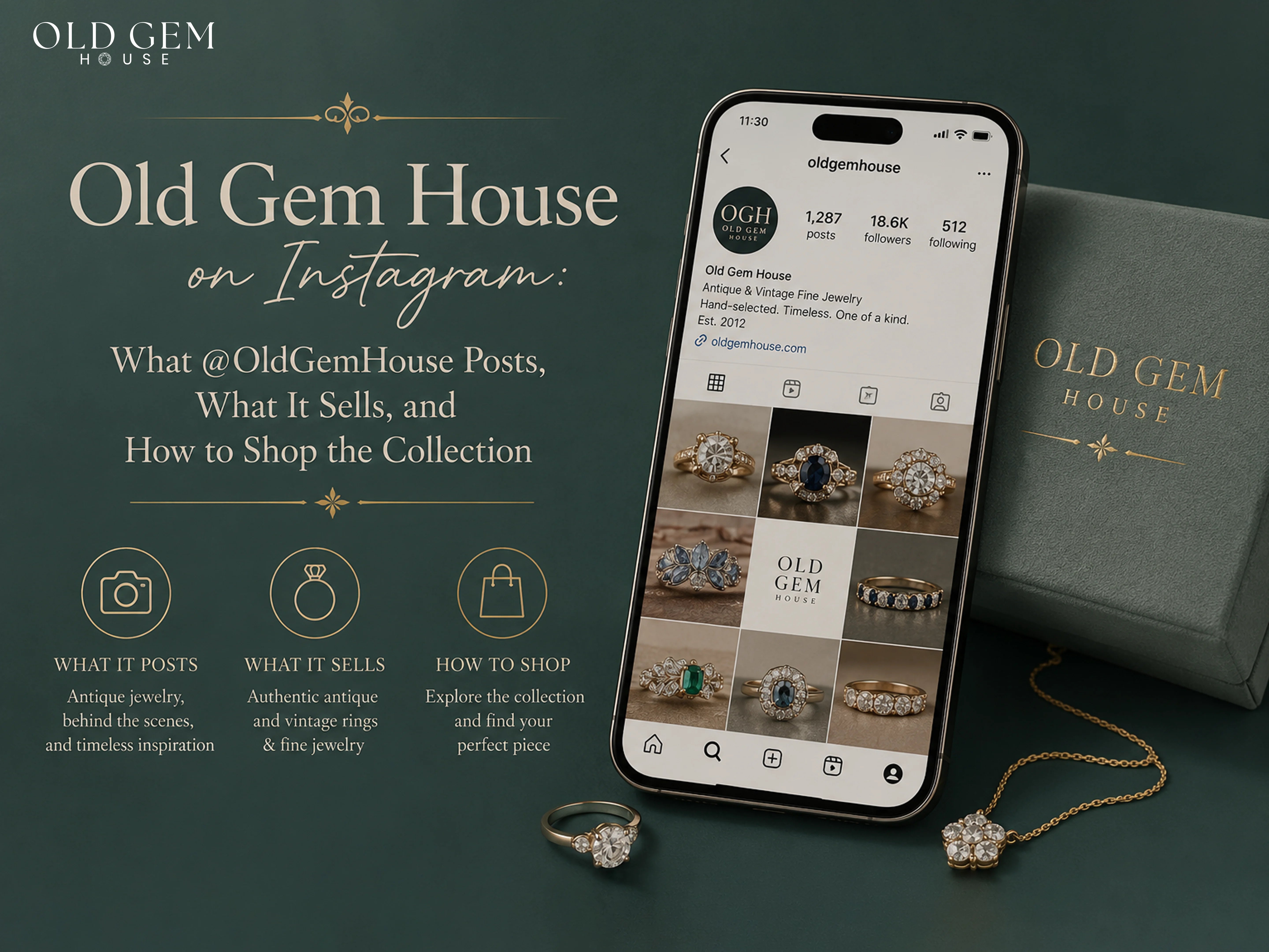 Old Gem House on Instagram: What @OldGemHouse Posts, What It Sells, and How to Shop the Collection