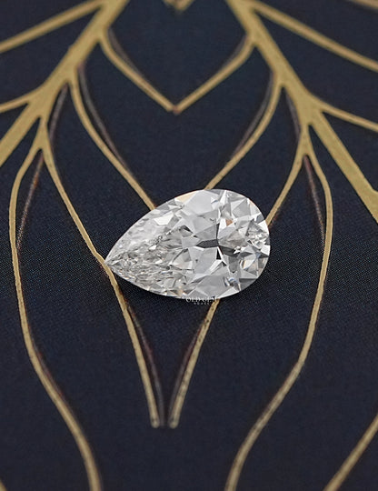 Old Mine Pear Cut Lab Grown Diamond