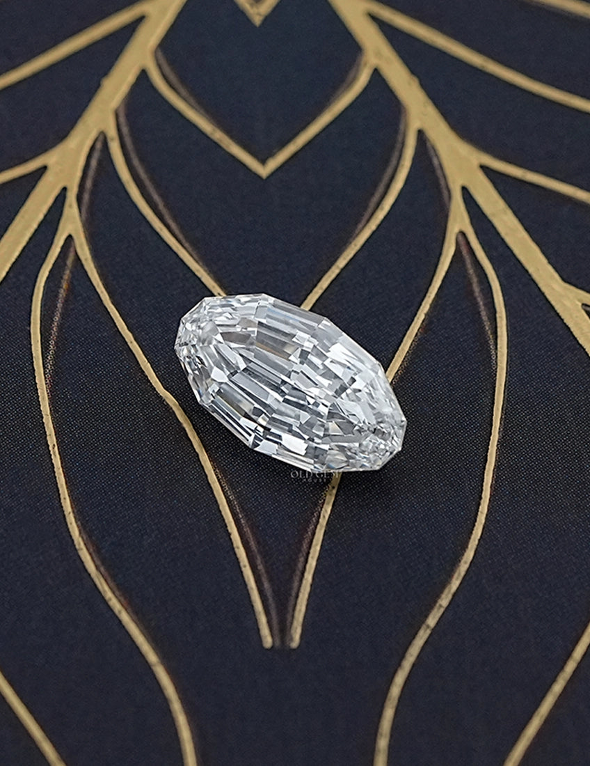Step Cut Oval Lab Grown Loose Diamond Lab Grown Diamond