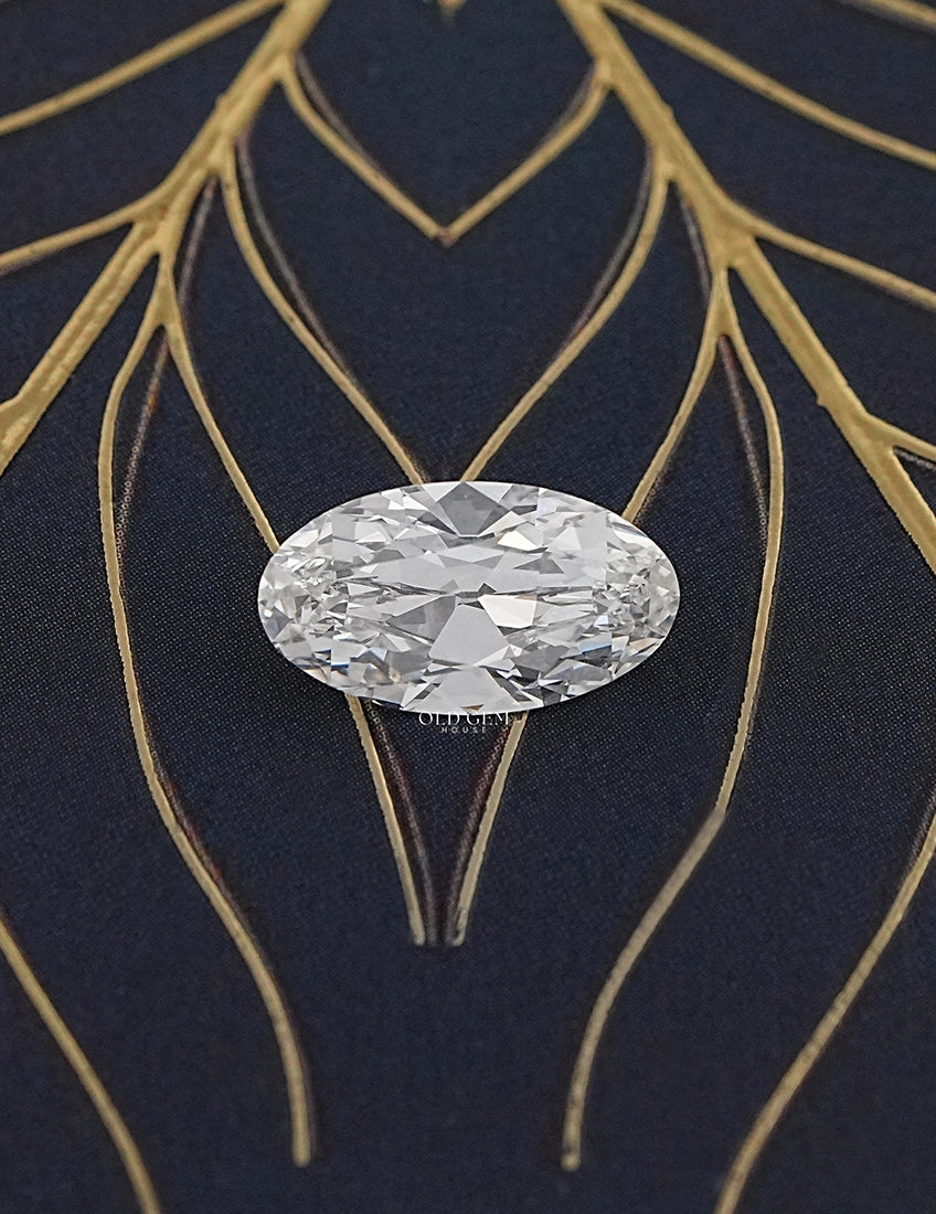 Old Mine Moval Cut Lab Loose Diamond Lab Grown Diamond