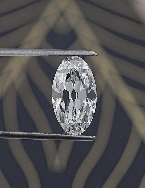 5.10 Carat Old Mine Moval Cut Lab Loose Diamond