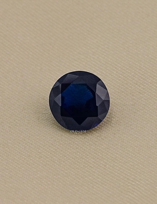 Sapphire Blue Round Cut Loose Gemstone Gemstone