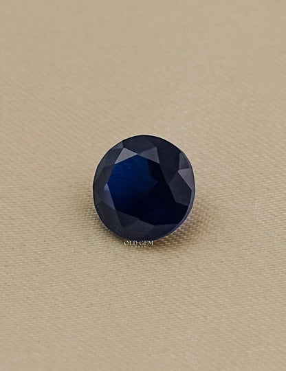Sapphire Blue Round Cut Loose Gemstone Gemstone