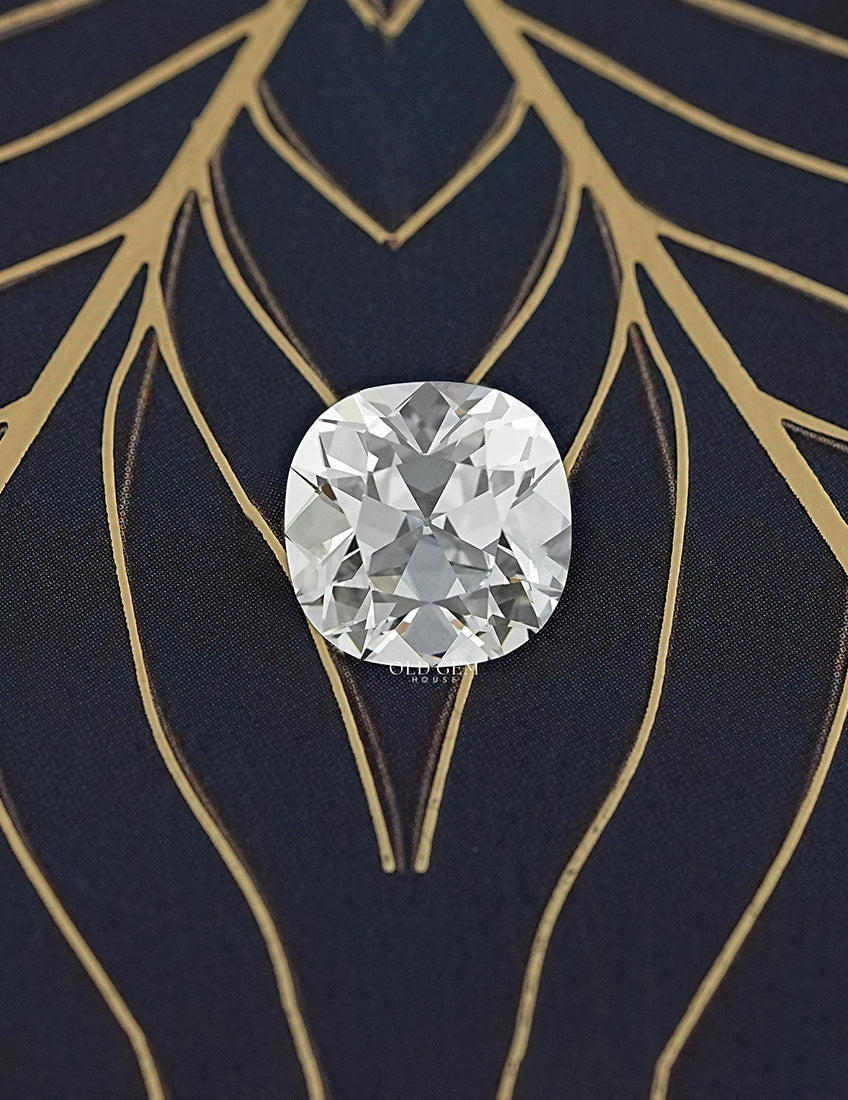 6.10 Carat Old Mine Cushion Lab Loose Diamond Lab Grown Diamond