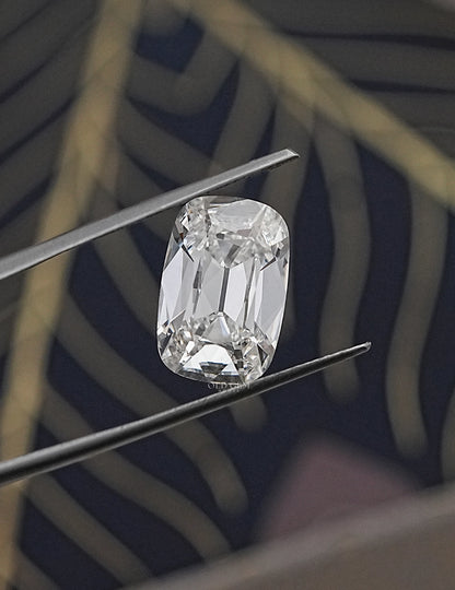Certified Old Mine Cushion Cut Lab Grown Diamond Lab Grown Diamond