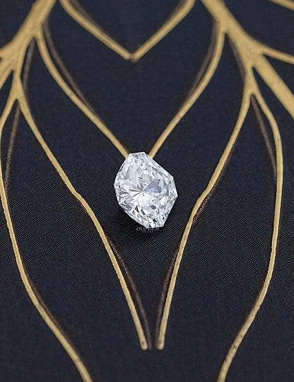 Antique Radiant Cut Lab Grown Loose Diamond Lab Grown Diamond