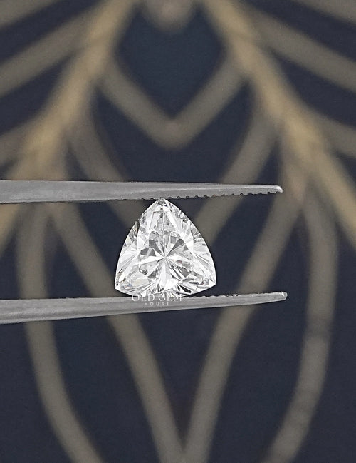 Antique Trillion Shape Lab Grown Diamond