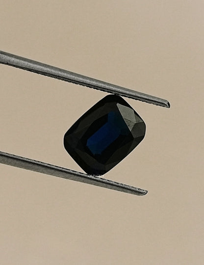 Elongated Cushion Cut Blue Sapphire Loose Gemstone Gemstone
