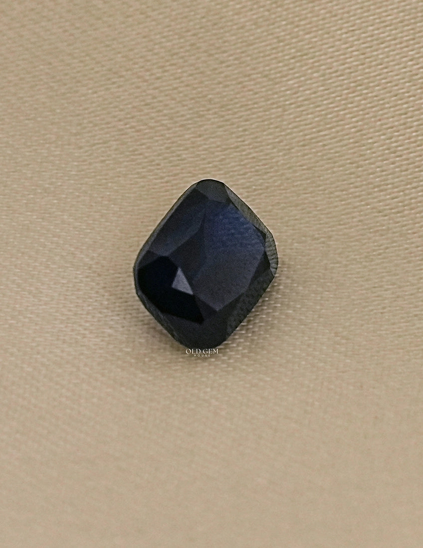 Elongated Cushion Cut Blue Sapphire Loose Gemstone Gemstone