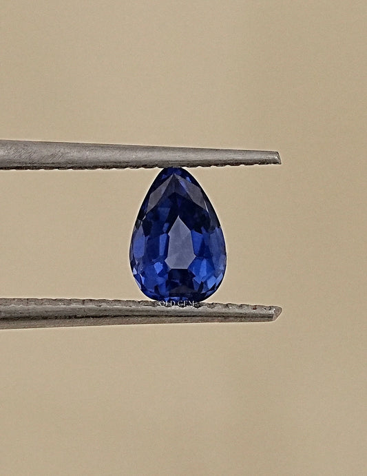 Blue Pear Cut Lab Loose Gemstone Gemstone