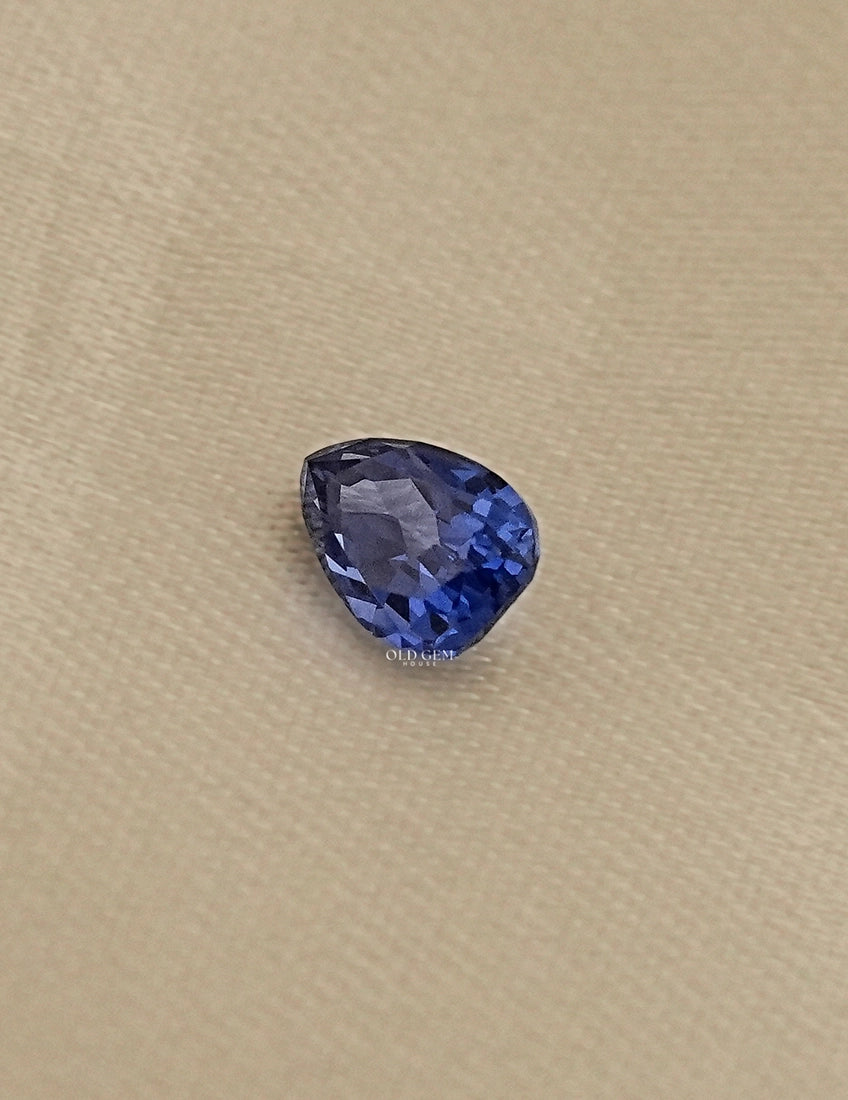 Blue Pear Cut Lab Loose Gemstone Gemstone