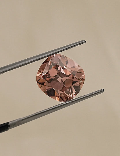 Old Mine Cushion Cut Lab Champagne Diamond Lab Grown Diamond