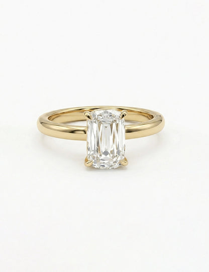 Georgian Criss Cut Diamond Solitaire Engagement Ring Engagement Ring