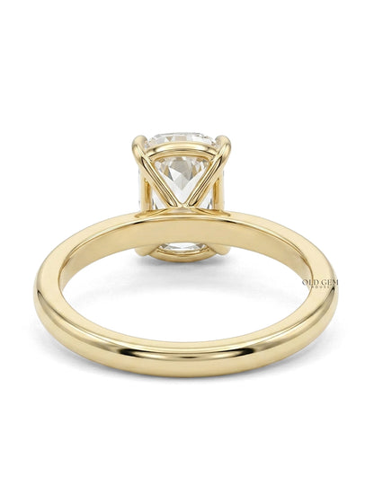 Georgian Criss Cut Diamond Solitaire Engagement Ring Engagement Ring