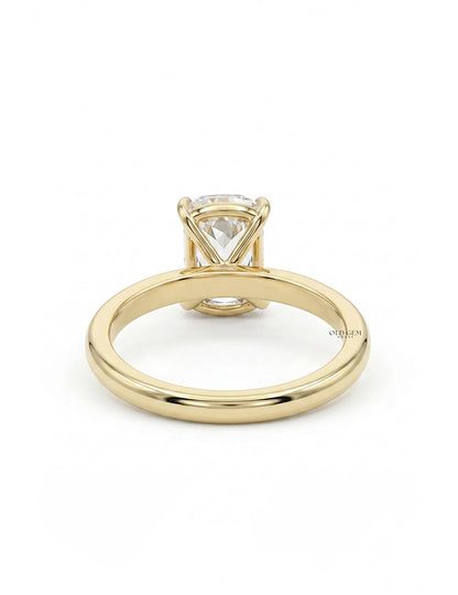 Georgian Criss Cut Diamond Solitaire Engagement Ring Engagement Ring