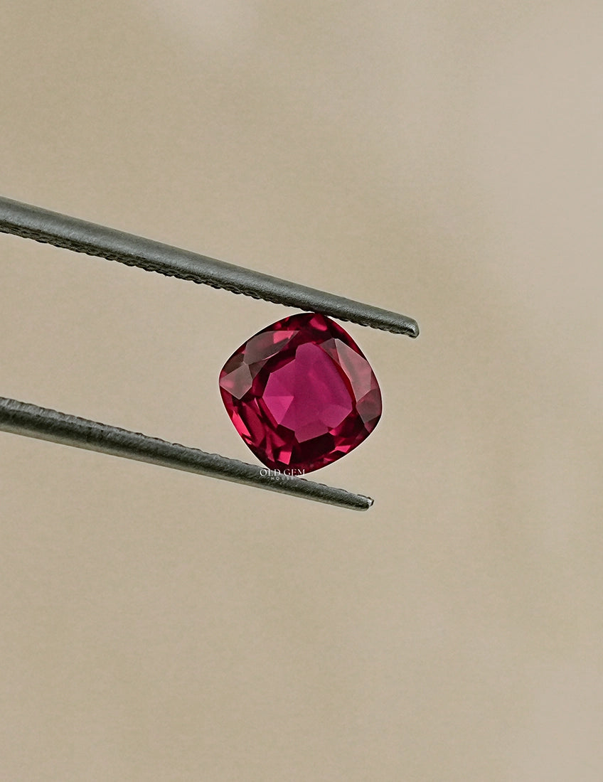 Pink Sapphire Cushion Cut Lab Loose Gemstone Gemstone
