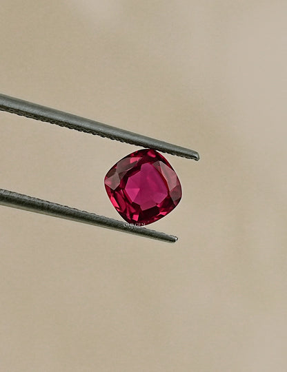 Pink Sapphire Cushion Cut Lab Loose Gemstone Gemstone