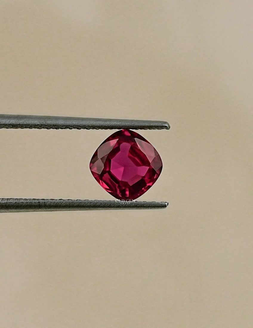 Pink Sapphire Cushion Cut Lab Loose Gemstone Gemstone