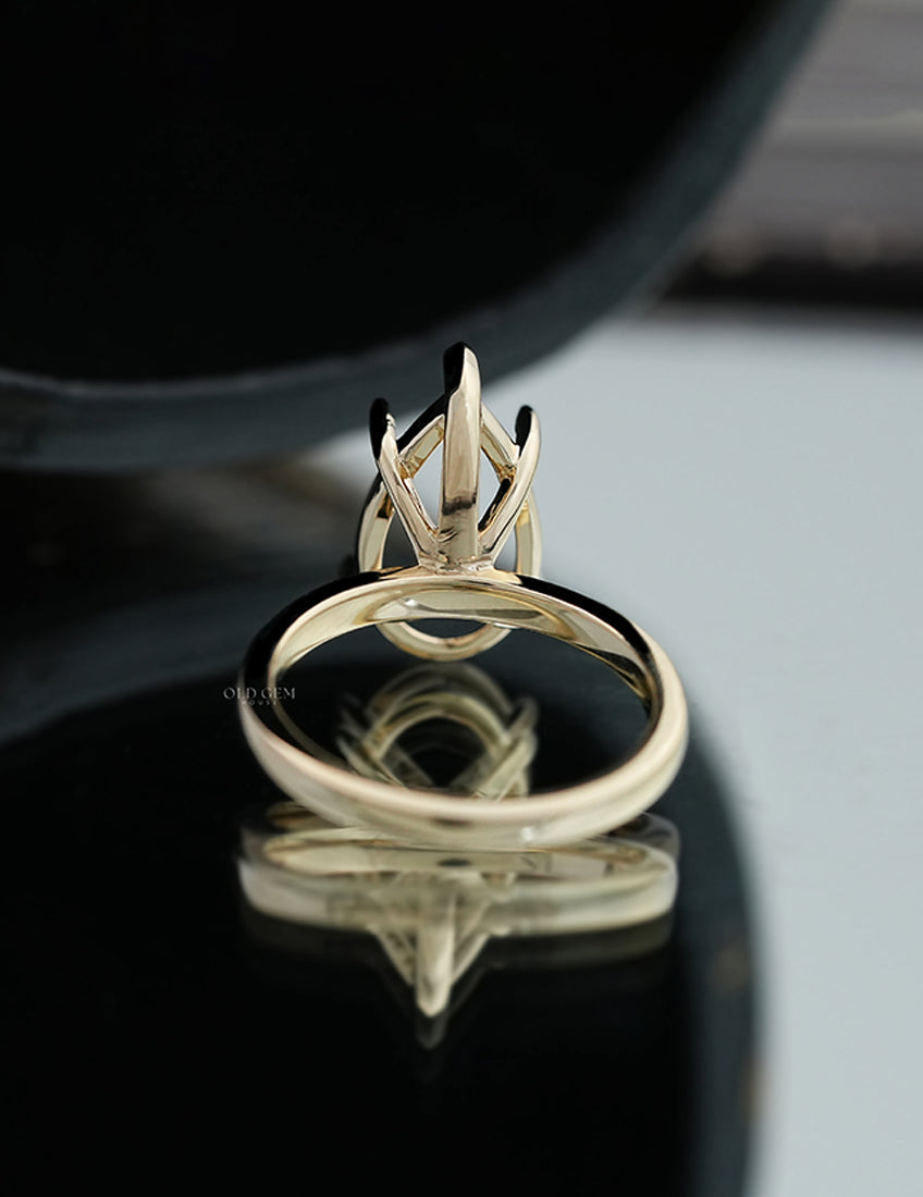 Pear Shape Semi Mount Engagement Ring Engagement Ring