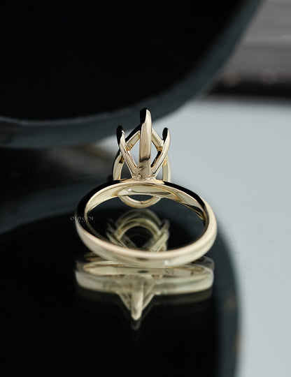 Pear Shape Semi Mount Engagement Ring Engagement Ring