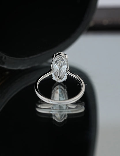 Old Mine Moval Diamond Ring