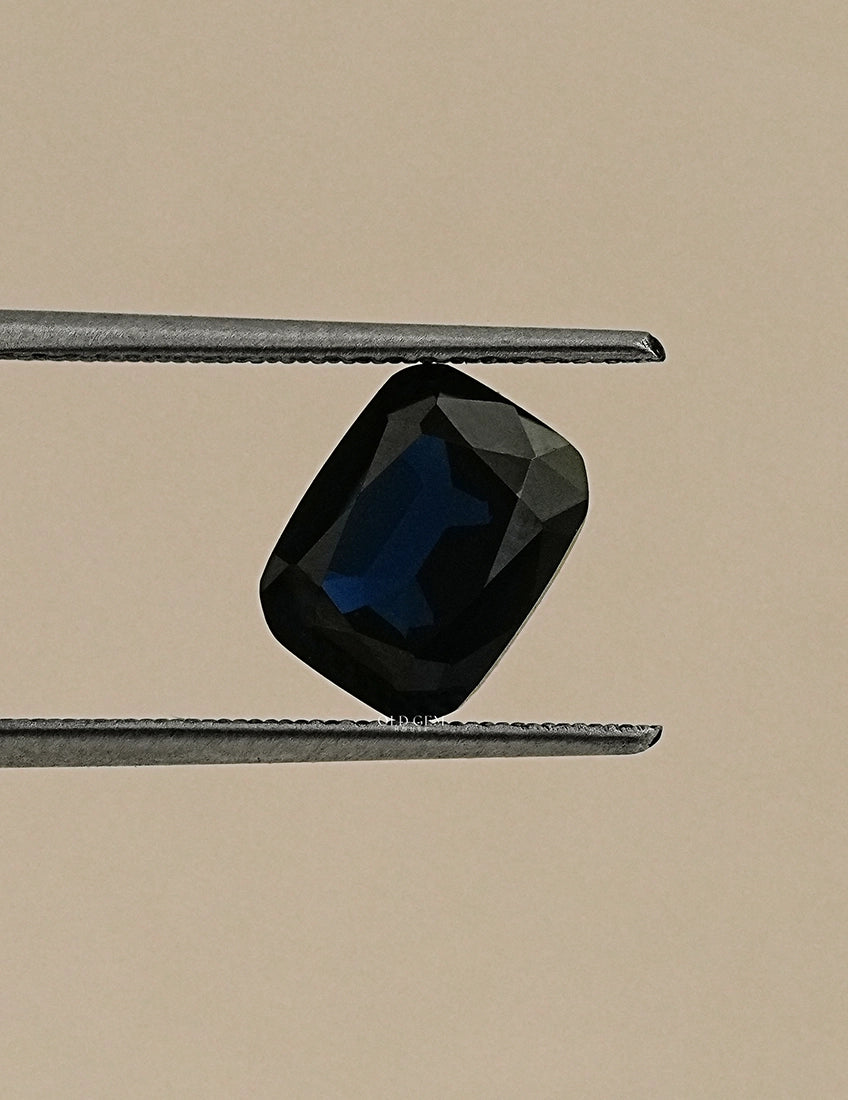 Elongated Cushion Cut Blue Sapphire Loose Gemstone Gemstone