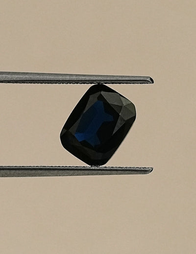 Elongated Cushion Cut Blue Sapphire Loose Gemstone