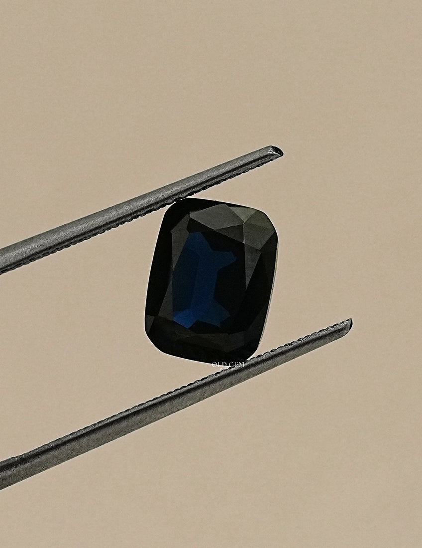 Elongated Cushion Cut Blue Sapphire Loose Gemstone Gemstone
