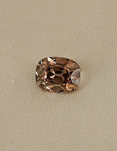 Fancy Brown Old Mine Cushion Cut Lab Grown Diamond