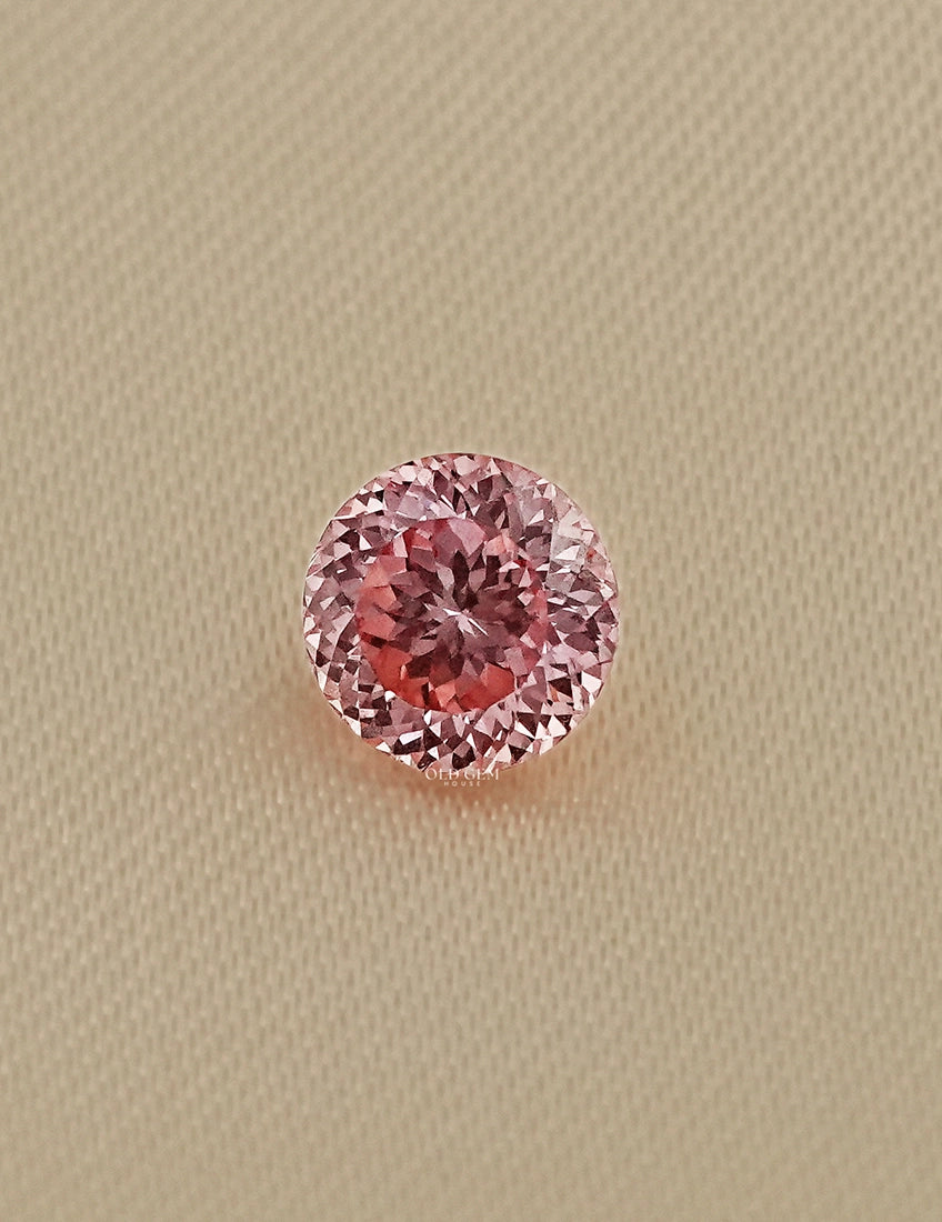 Fancy Vivid Pink Portuguese Cut Lab Diamond Loose