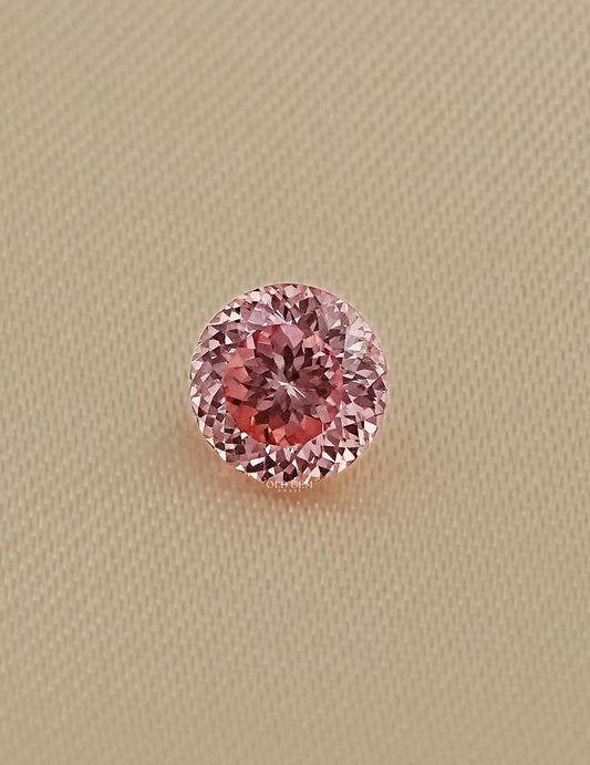 Fancy Vivid Pink Portuguese Cut Lab Diamond Loose