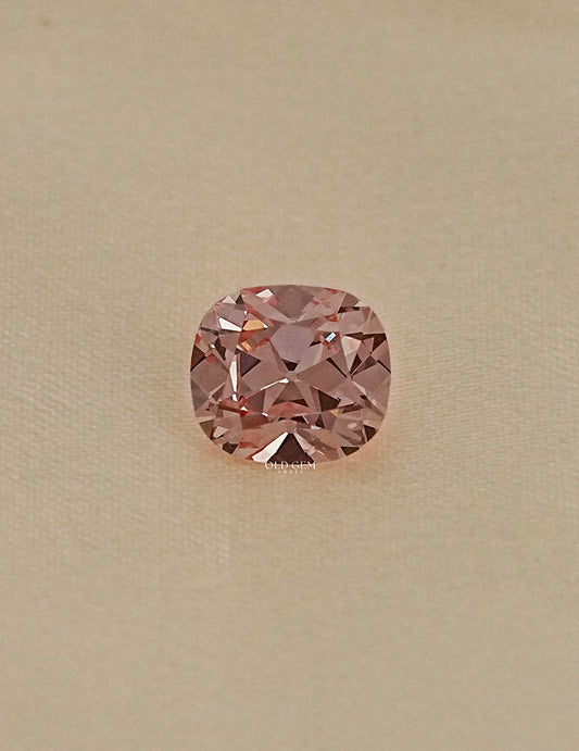 Fancy Vivid Pink Old Mine Cushion Cut Loose Diamond