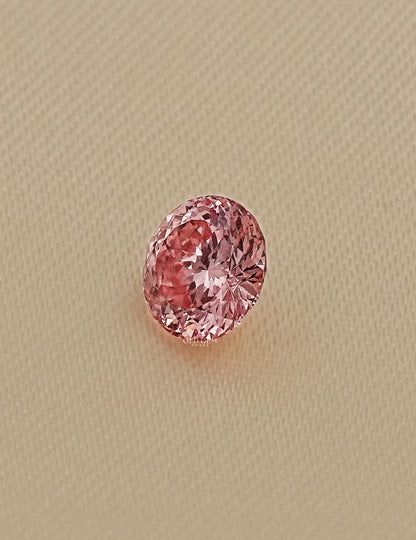 Fancy Vivid Pink Portuguese Cut Lab Diamond Loose