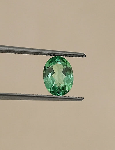 Oval Cut Green Sapphire Loose Gemstone