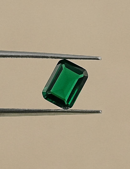 Green Emerald Cut Loose Gemstone Gemstone